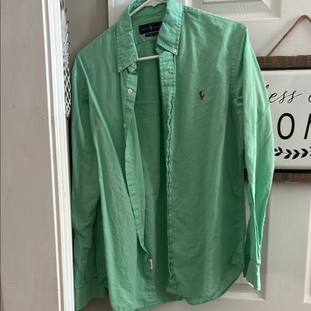 Polo by Ralph Lauren Men's Green Shirt